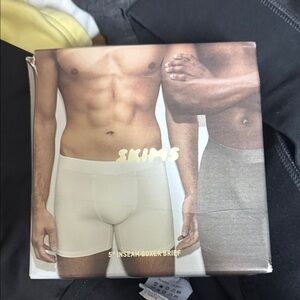 SKIMS Men's Boxer Briefs - black